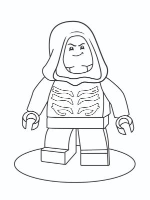 Ninjago boyama sayfası,  coloring page, Gülümseyen Ninjago Lloyd, 