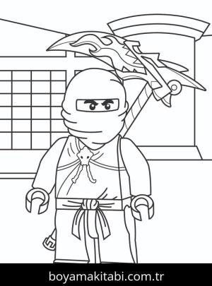 Ninjago boyama sayfası – ücretsiz yazdır, boyama etkinliği