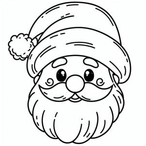 Noel Baba boyama sayfası,  coloring page, Noel Baba’yı çiz 3, 