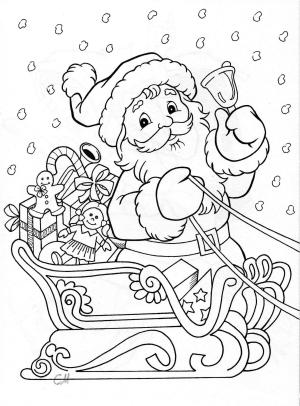 Noel Baba boyama sayfası,  coloring page, Noel Baba Oturma, 