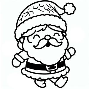 Noel Baba boyama sayfası,  coloring page, Noel Baba’yı ücretsiz çizin, 