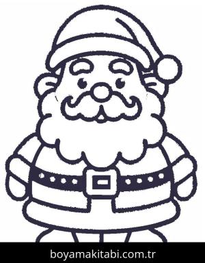 Noel Baba boyama sayfası – ücretsiz yazdır, boyama etkinliği