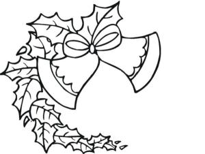 Noel Çanı boyama sayfası,  coloring page, Noel’in başlangıcını müjdeleyen ana sembol., 