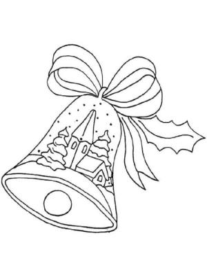 Noel Çanı boyama sayfası,  coloring page, Noel’in zorunlu özelliği., 