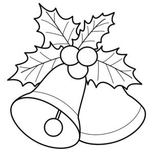 Noel Çanı boyama sayfası,  coloring page, Noel’in vazgeçilmez özelliklerinden biri., 