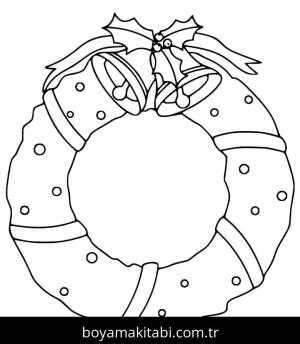 Noel çanları boyama sayfası – eğitici aktivite, yaratıcılık
