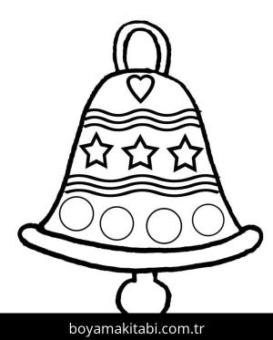 Noel çanları boyama sayfası – yaratıcılık, eğlenceli etkinlik