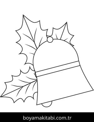 Noel çanları boyama sayfası – yaratıcılığı geliştirir, keyifli zaman