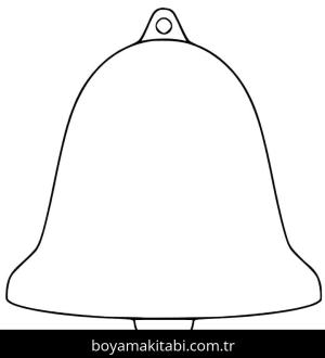Noel çanları boyama sayfası – el becerilerini geliştirir, boyama çalışması