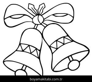 Noel çanları boyama sayfası – eğlenceli etkinlik, el becerilerini geliştirir