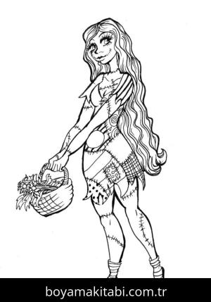 Noel Gecesi Kabusu boyama sayfası – kolay boyama, eğitici aktivite