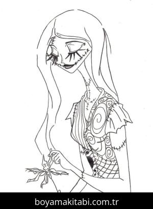 Noel Gecesi Kabusu boyama sayfası – eğlenceli etkinlik, el becerilerini geliştirir