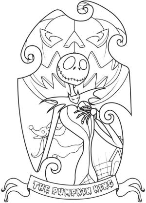 Noel Gecesi Kabusu boyama sayfası,  coloring page, Jack Skellington’ı çiz, 