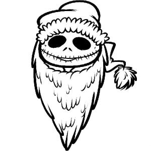 Noel Gecesi Kabusu boyama sayfası,  coloring page, Jack’ten Noel Gecesi Kabusu, 