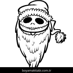 Noel Gecesi Kabusu boyama sayfası – ücretsiz yazdır, boyama etkinliği