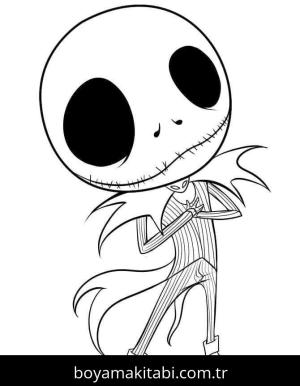 Noel Gecesi Kabusu boyama sayfası – yaratıcılığı geliştirir, keyifli zaman