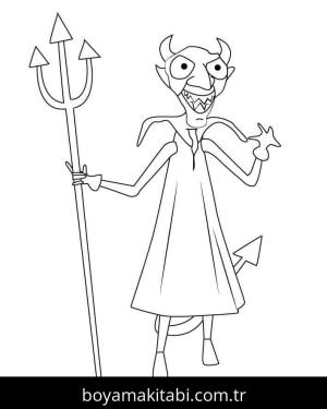 Noel Gecesi Kabusu boyama sayfası – yaratıcılık, eğlenceli etkinlik