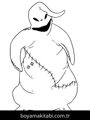 Noel Gecesi Kabusu boyama sayfası – ücretsiz yazdır, boyama etkinliği