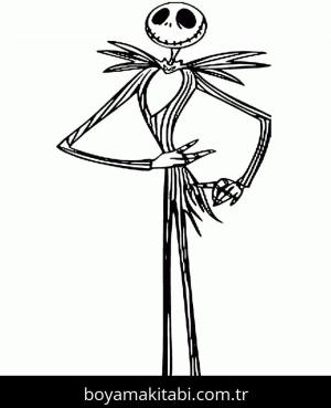 Noel Gecesi Kabusu boyama sayfası – eğitici aktivite, yaratıcılık