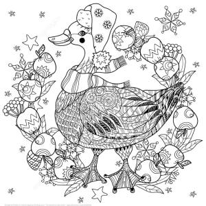 Noel Hayvanları boyama sayfası,  coloring page, Noel Kazı, 