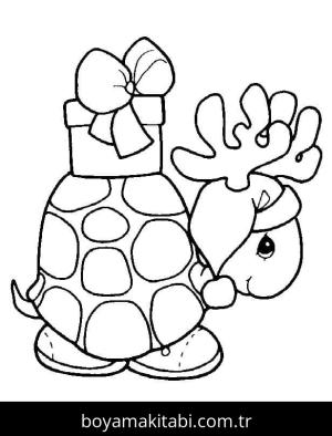 Noel Hayvanları boyama sayfası – yaratıcılık, eğlenceli etkinlik