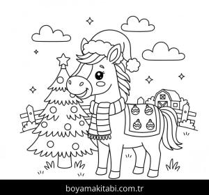 Noel Hayvanları Boyama