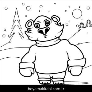 Noel Hayvanları boyama sayfası – yaratıcılığı geliştirir, keyifli zaman