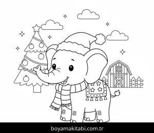 Noel Hayvanları Boyama