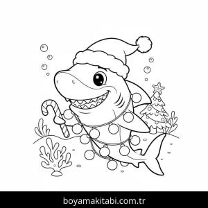 Noel Hayvanları boyama sayfası – renkli çizimler, okul öncesi