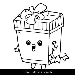 Noel Hediyeleri boyama sayfası – renkli çizimler, okul öncesi