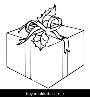 Noel Hediyeleri boyama sayfası – evde etkinlik, ücretsiz yazdır