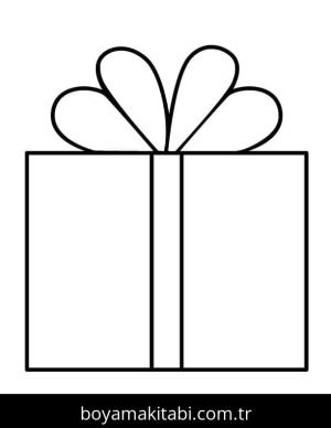 Noel Hediyeleri boyama sayfası – çocuk aktivitesi, PDF indir