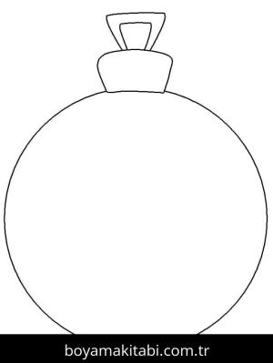 Noel Topları boyama sayfası – keyifli zaman, renkli çizimler