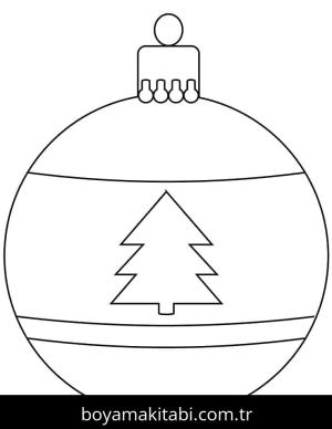 Noel Topları boyama sayfası – ücretsiz yazdır, boyama etkinliği