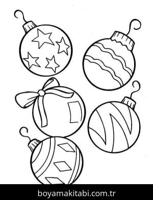 Noel ve Yılbaşı Boyama Sayfaları