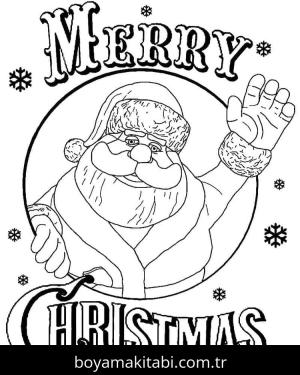 Noel ve Yılbaşı boyama sayfası – keyifli zaman, renkli çizimler