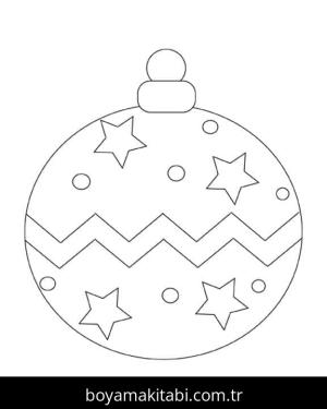 Noel ve Yılbaşı boyama sayfası – eğlenceli etkinlik, el becerilerini geliştirir