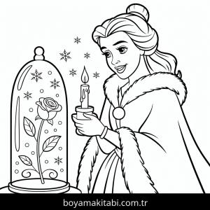 Noel boyama sayfası – sanatsal çalışma, çocuklar için