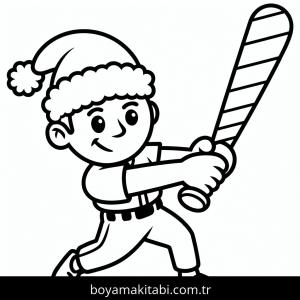 Noel boyama sayfası – okul öncesi, evde etkinlik