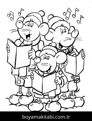 Noel boyama sayfası – yaratıcılığı geliştirir, keyifli zaman