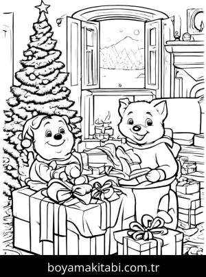 Noel boyama sayfası,  coloring page, , 