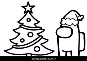 Noel boyama sayfası – evde etkinlik, ücretsiz yazdır