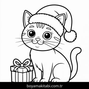 Noel boyama sayfası – boyama çalışması, yaratıcılığı geliştirir