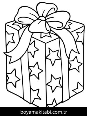 Noel boyama sayfası – çocuk aktivitesi, PDF indir