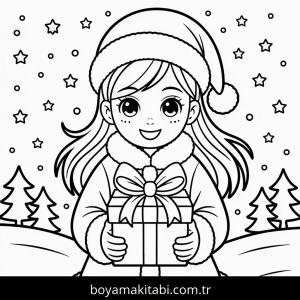 Noel boyama sayfası – evde etkinlik, ücretsiz yazdır