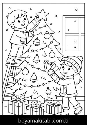 Noel boyama sayfası,  coloring page, , 