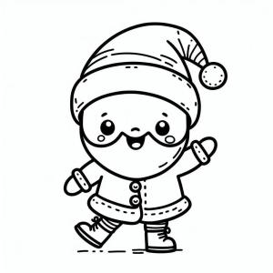 Noel boyama sayfası,  coloring page, Noel 7’i çiz, 