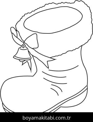 Noel boyama sayfası – çocuklar için, çizgi film temalı