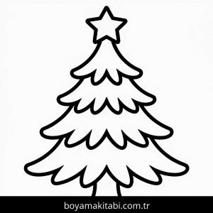 Noel boyama sayfası – PDF indir, sevimli karakter