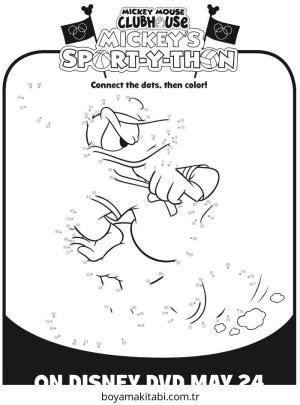 Noktaları Birleştirme boyama sayfası – boyama etkinliği, çocuk aktivitesi